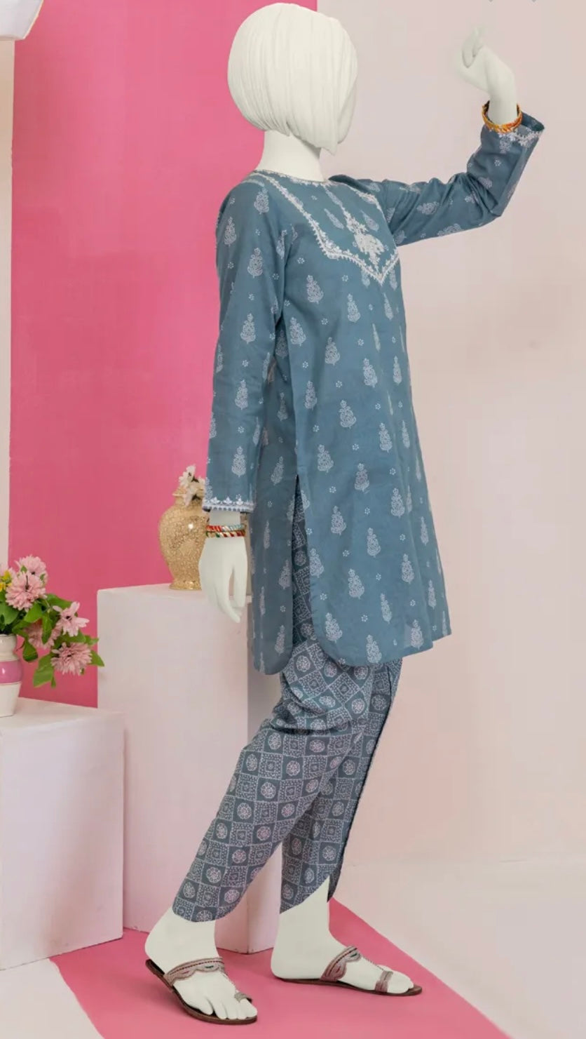 J. Teen Girls-SteelBlue-2pc/3pc