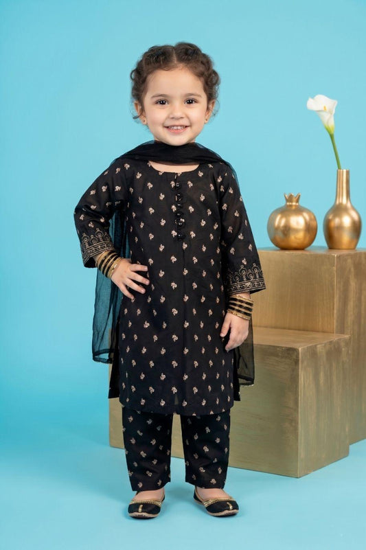 Baby Kameez Shalwar-Black