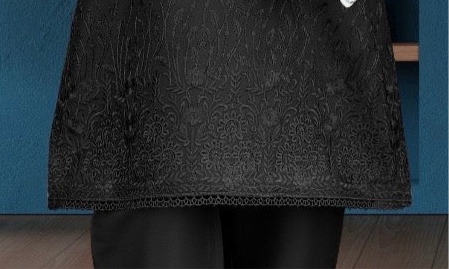 Black-3pc Linen-Shalwar kameez