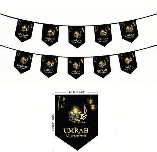 Umrah Mubarak Banner Set