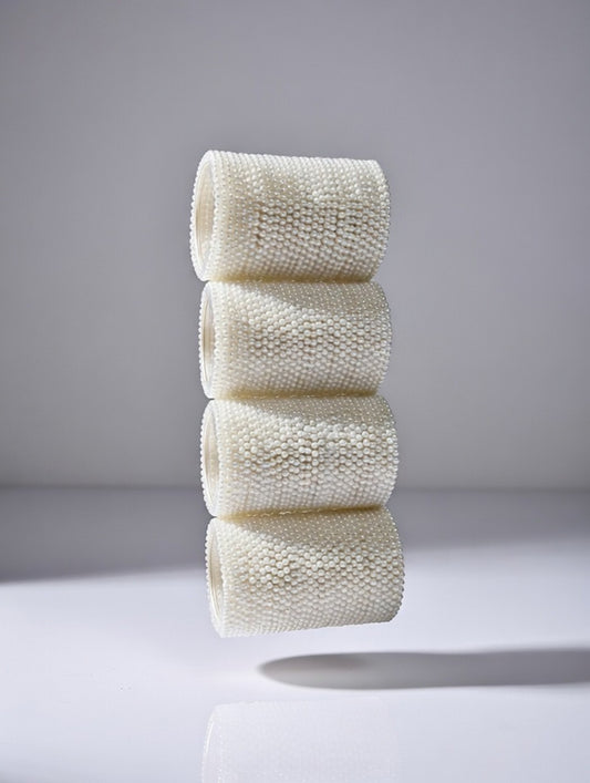 Pearl-Metal Bangles-Ladies