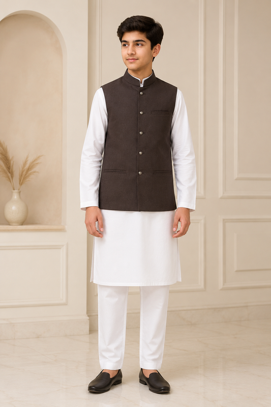 1pc RustBrown Waistcoat