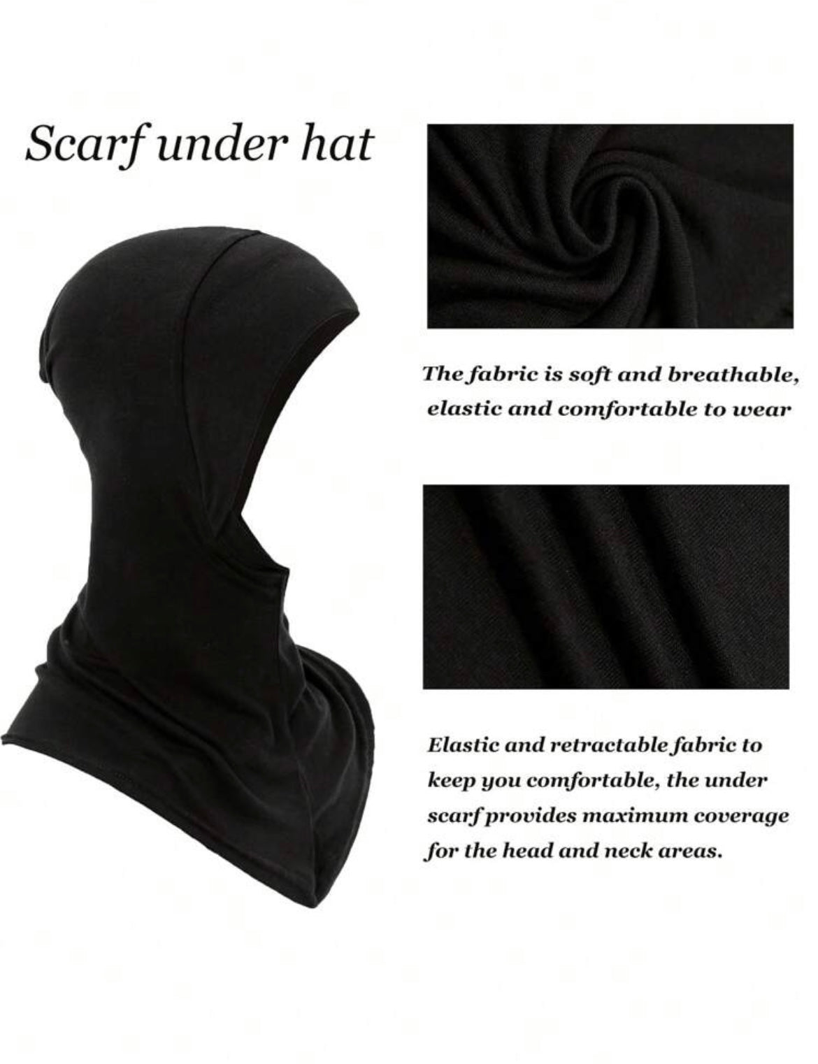 Hijab Cap with Neck Cover