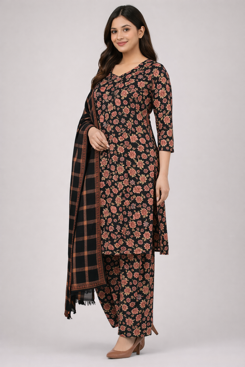 Brand:Gul Ahmed: Printed Cotail-3pc
