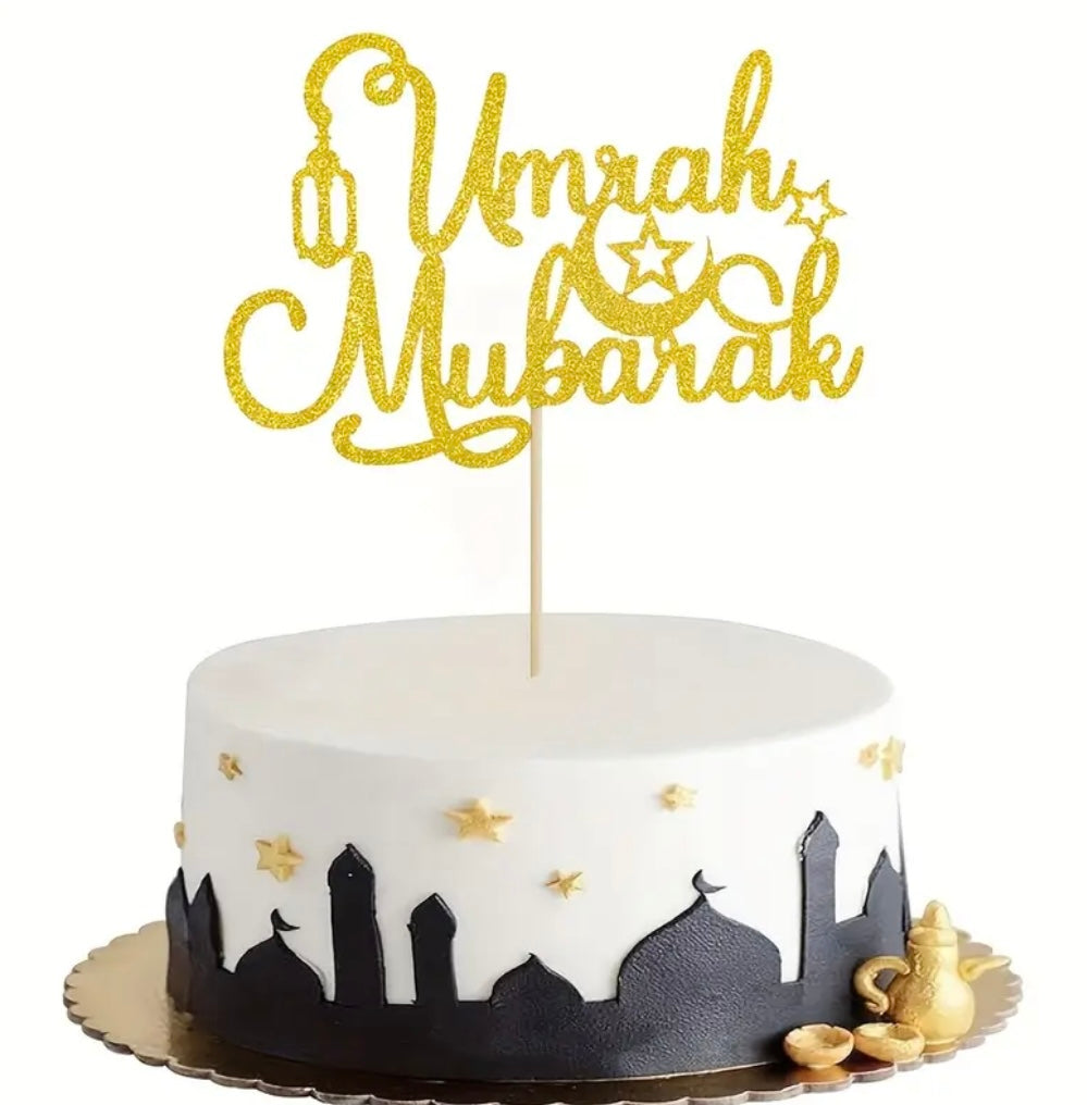 Umrah Mubarak Cake Decoration