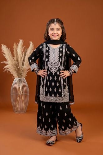 Noor’s-Black 3PC Chiffon