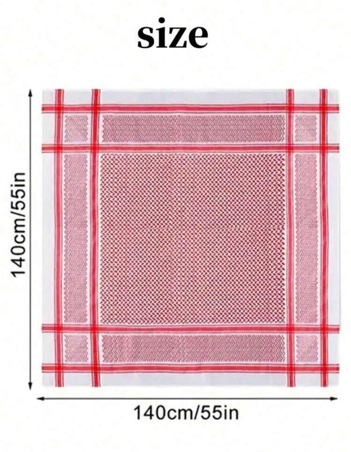 Arab Keffiyah Scarf-Gents