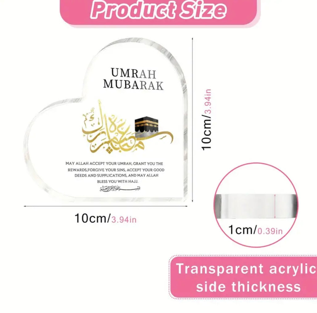 Umrah Mubarak Acrylic Gift