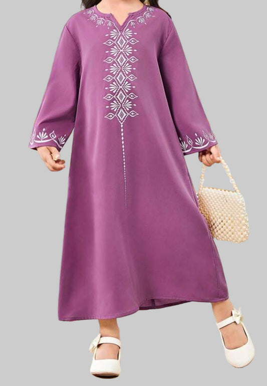 Noor's-Purple- Dress/Abaya