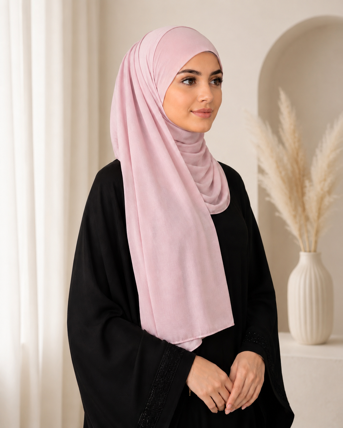 Model Hijab W/Matching Hijab Cap