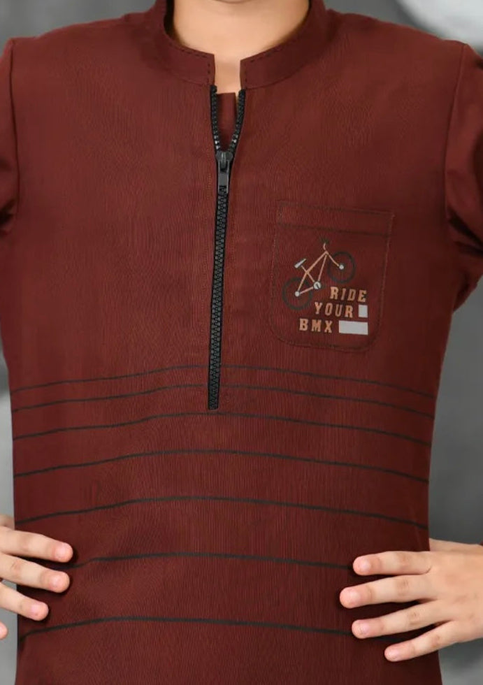 J. Rust Brown-Kids Boys