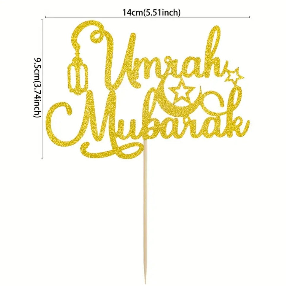 Umrah Mubarak Cake Decoration