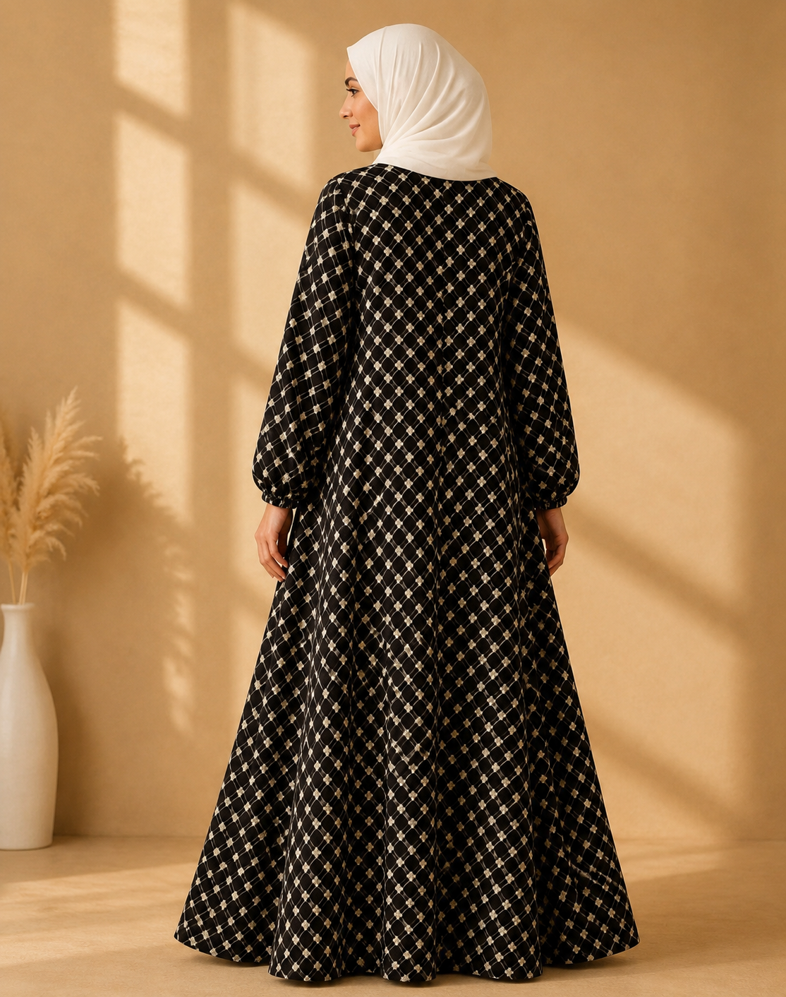 Chiffon Abaya Dress #6