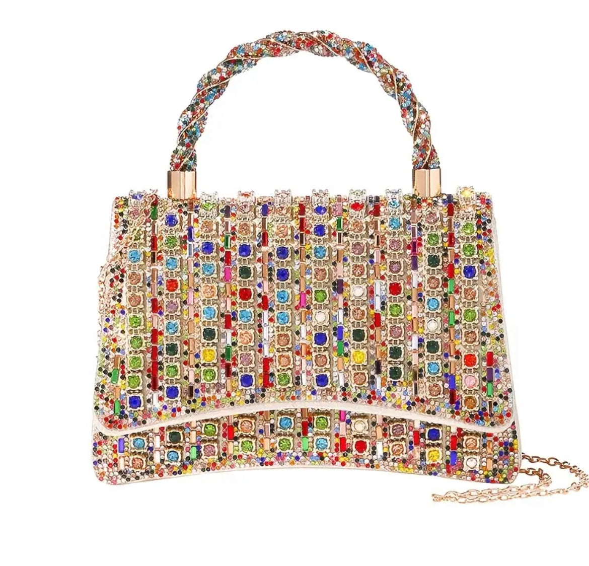 Sparkling Crystal Clutch