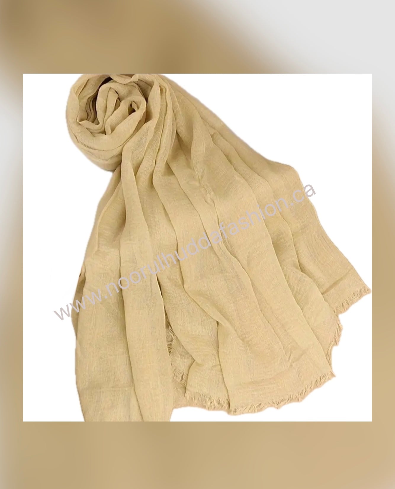Crinkle Cotton Scarf