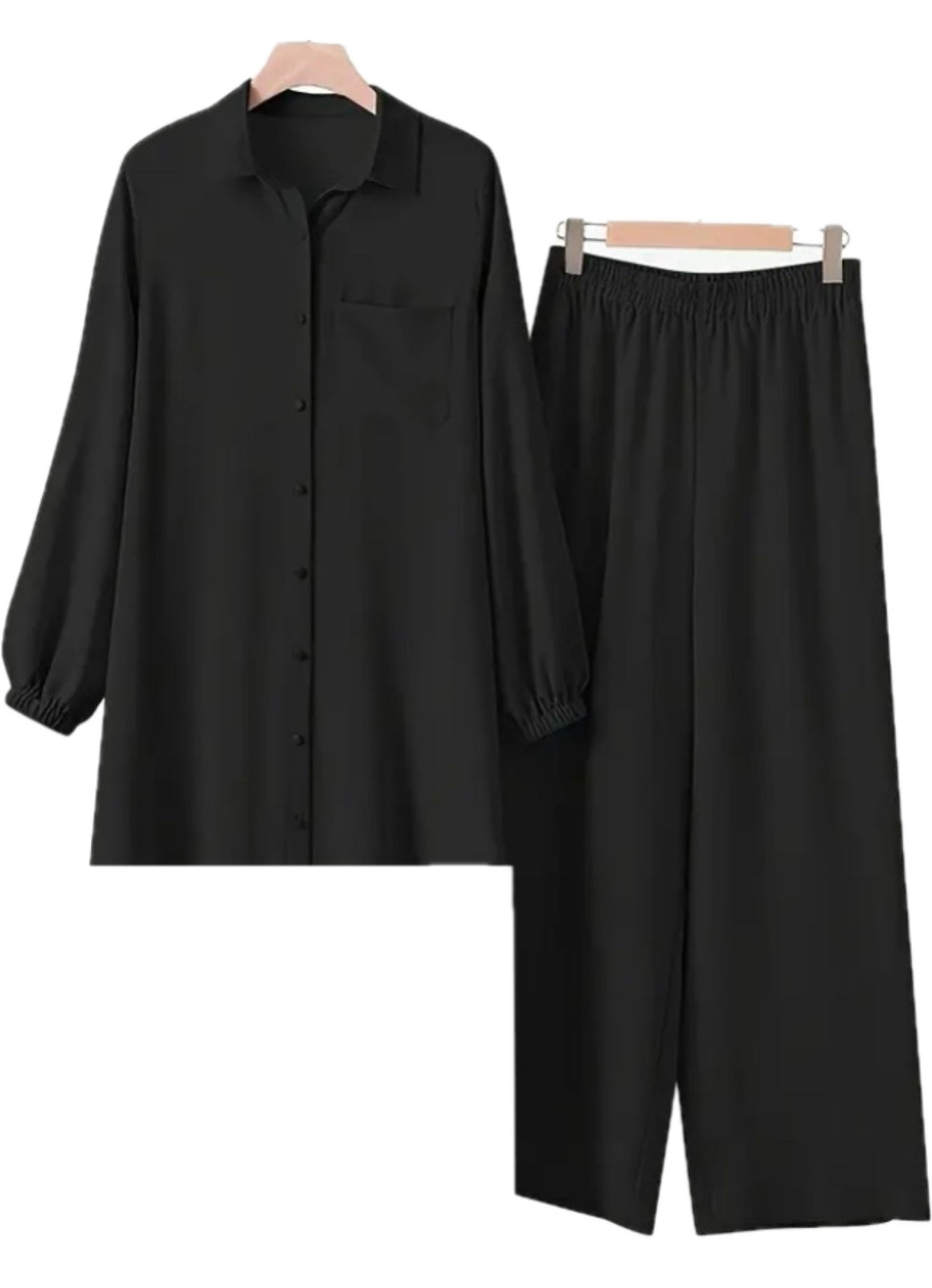 2pc Cord Set-Black