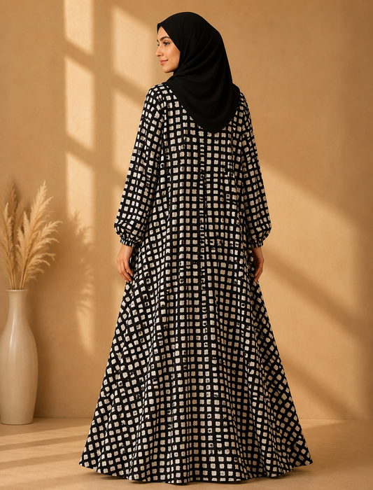 Chiffon Abaya Dress #7