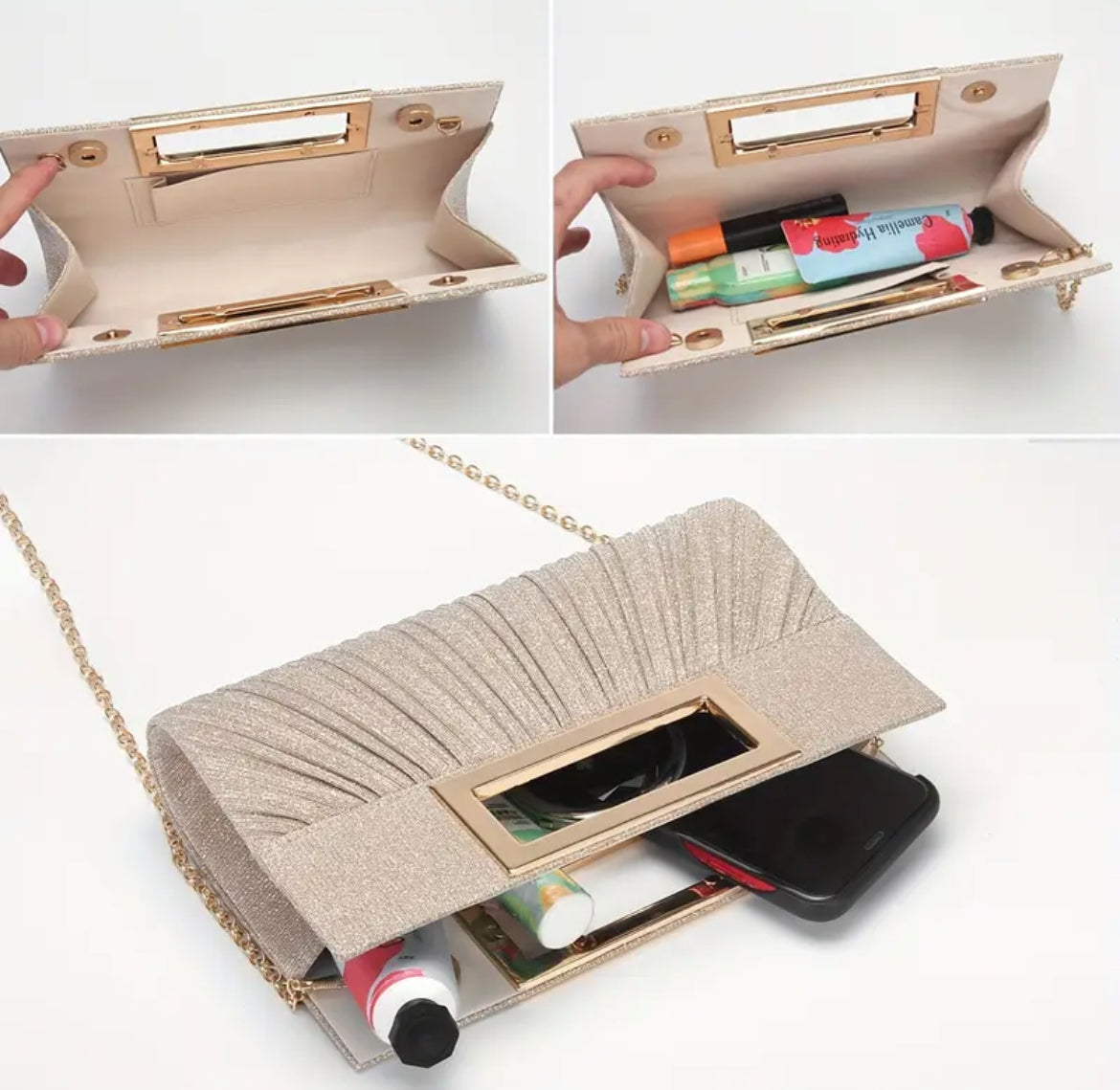 Sparkling Crystal Clutch