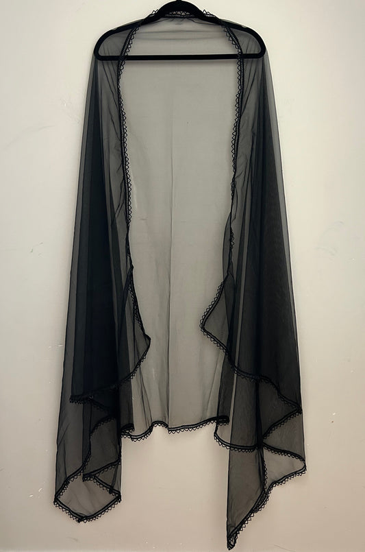 Black Soft Net-Duppata