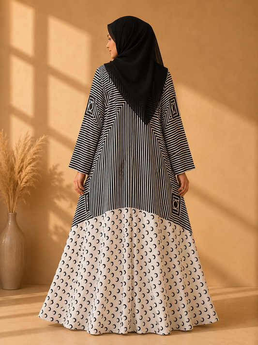 Chiffon Abaya Dress #10