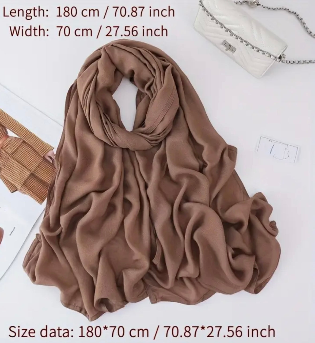 Model Hijab w/Matching Hijab Cap