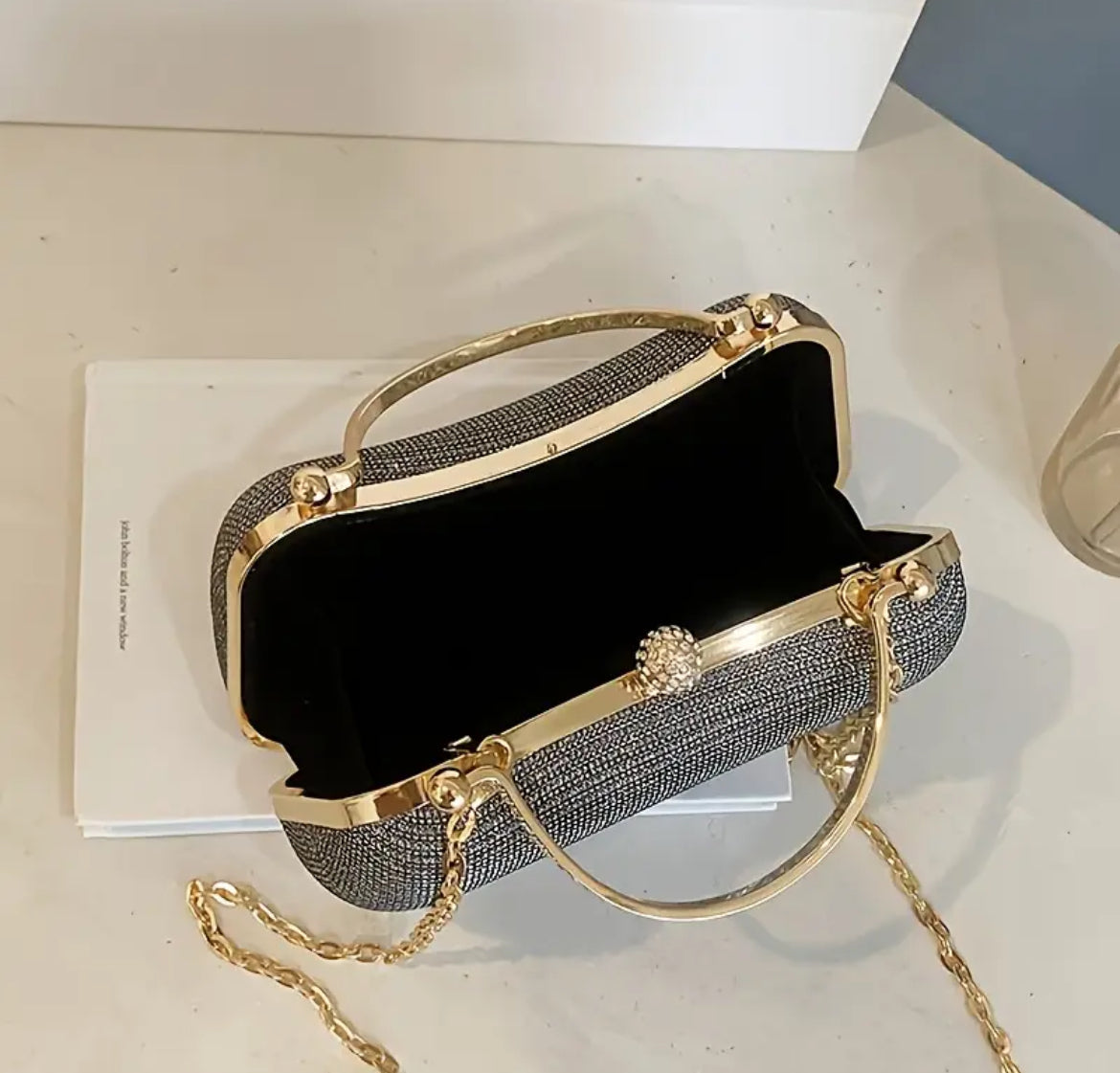 Sparkling Crystal Clutch