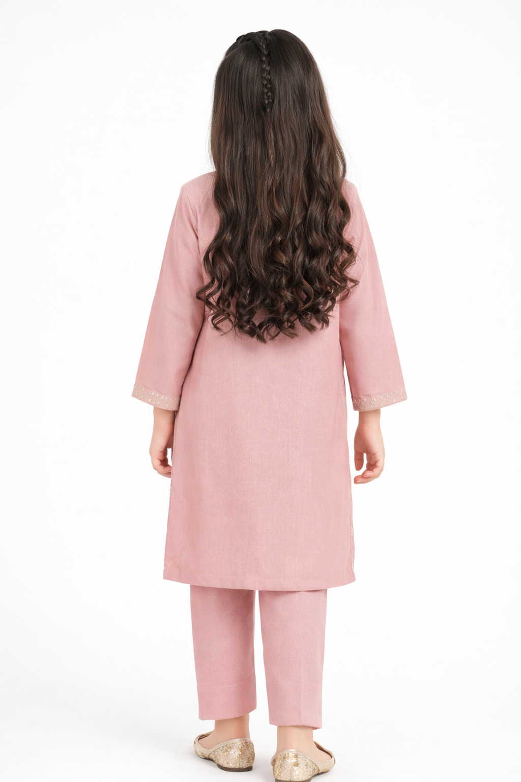 Brand: Limelight-Pink Kameez Shalwar-3pc