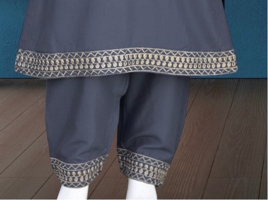 Grey Linen-3pc Shalwar kameez