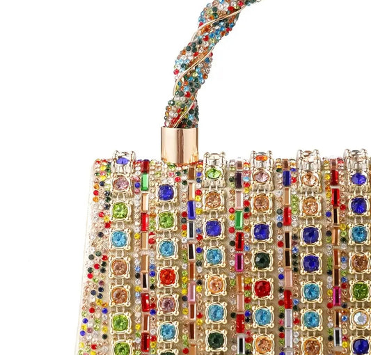 Sparkling Crystal Clutch