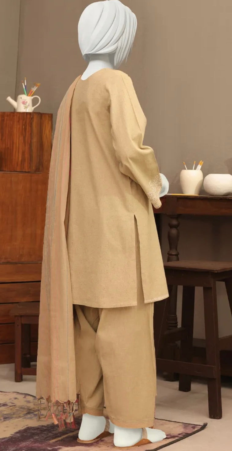 J. Teen Girls-Beige-3pc