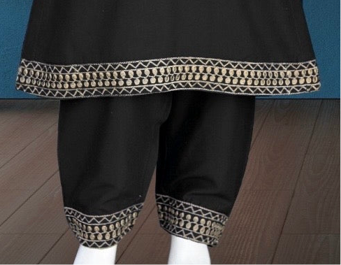 Black Linen-3pc Shalwar kameez