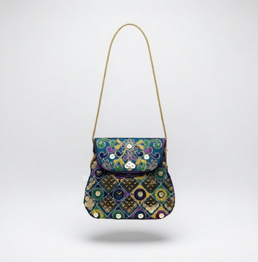 Teal Blue-kids Purse