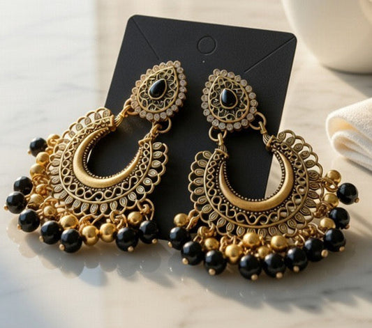 Golden BlackEarrings