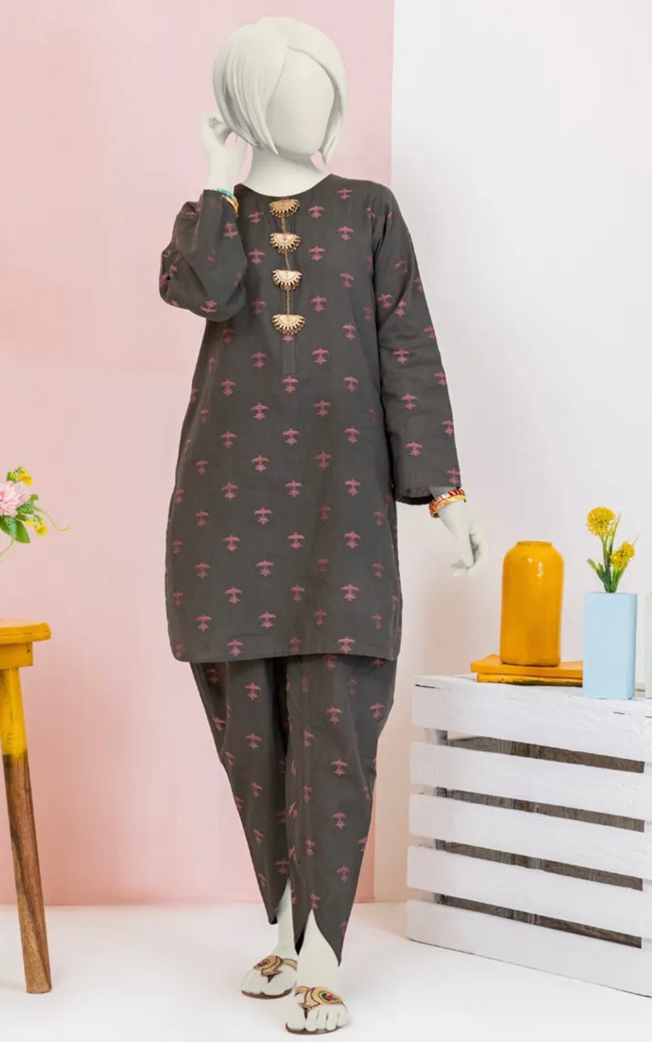J. Teen Girls-DarkBrown-2pc/3pc