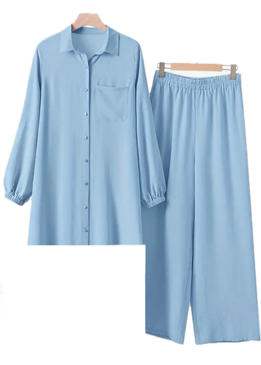 2pc Cord Set-LightBlue