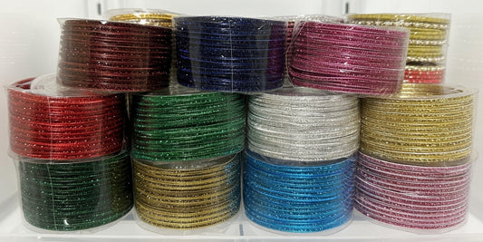 Metal Bangles-one size: 2.4