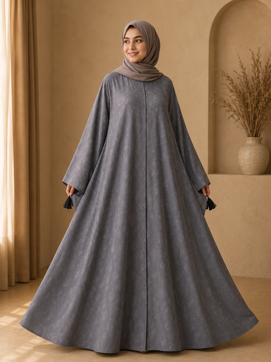 Noor’s Printed Abaya-6 colours