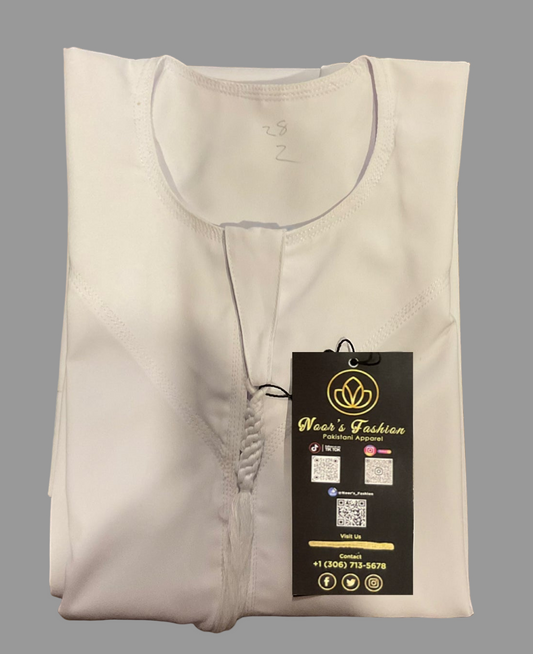 White-Kids Thobes-Emirati Style