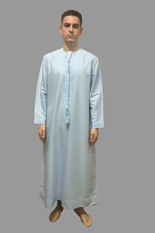 Light Skyblue-Noor’s-Thobe/Jubba-Emirati Style
