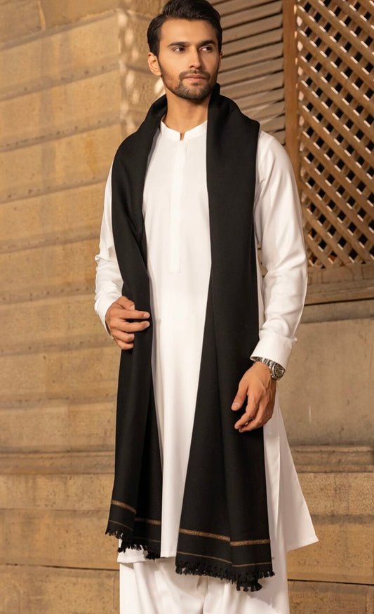 Black-Gent’s Shawl-Brand: M.T.J