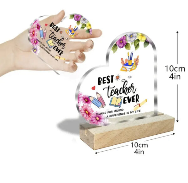 Acrylic Heart shape Gift