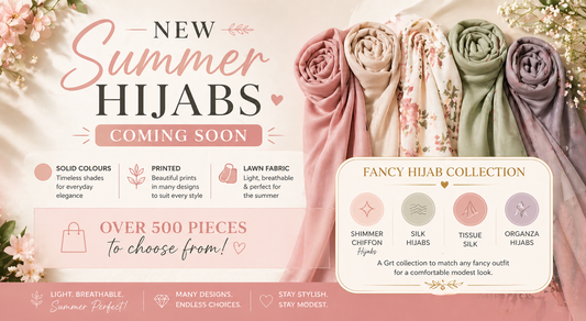 Hijab Collection Arriving Soon …