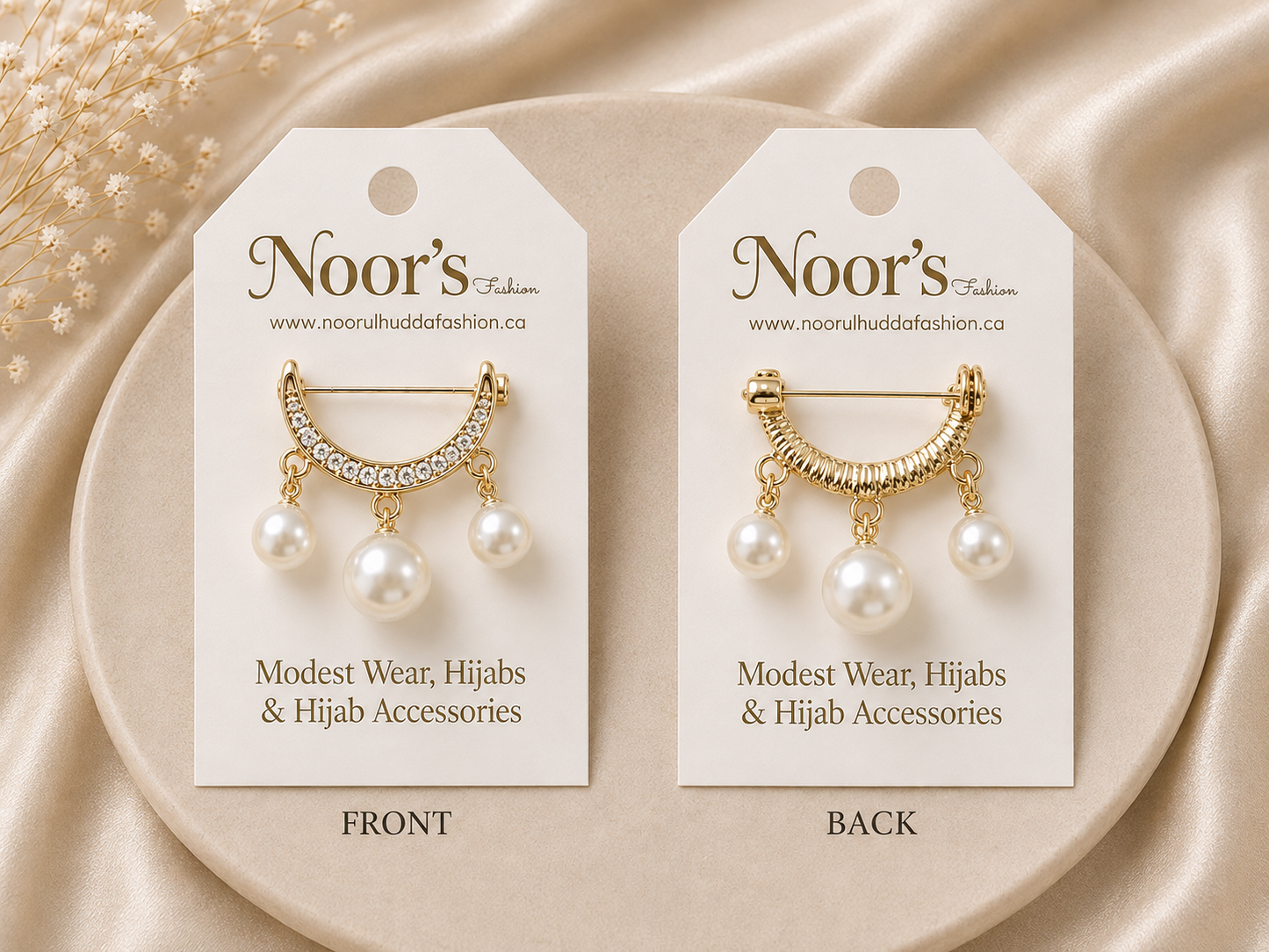 Pearl Brooch Pins