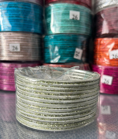 Metal Bangles-one size: 2.8-2.10