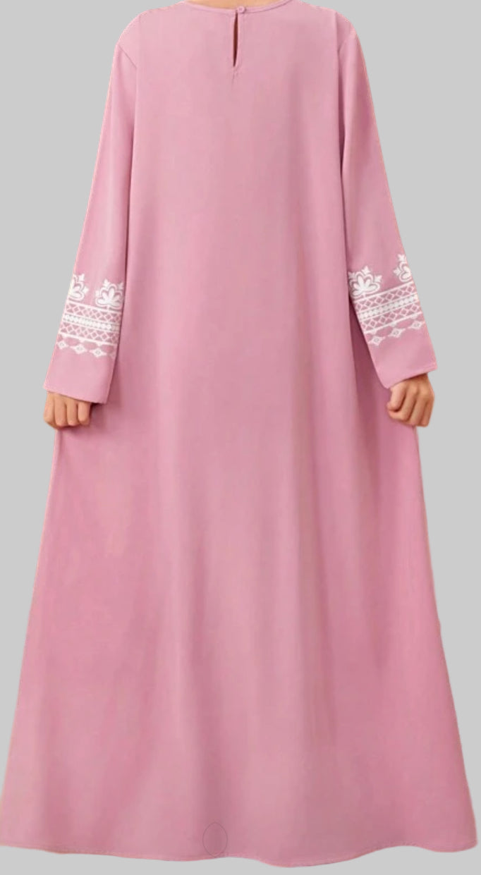 Noor's-Light Pink- Dress/Abaya