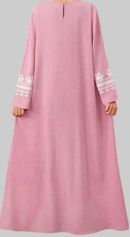Noor's-Light Pink- Dress/Abaya