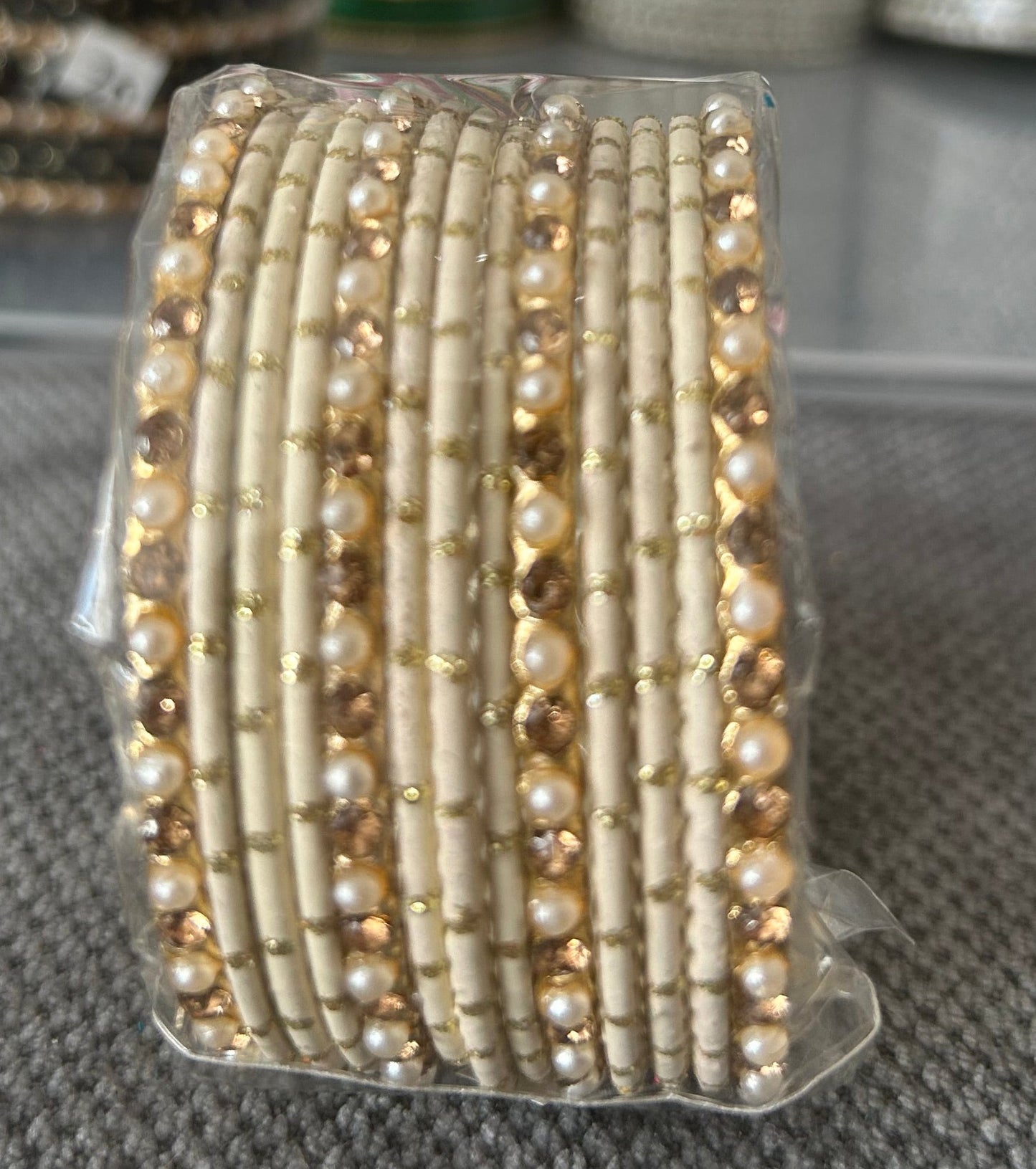 Metal Bangles-one size: 2.2