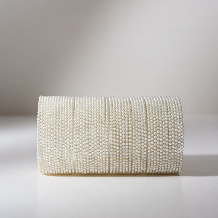 Pearl-Metal Bangles-Ladies