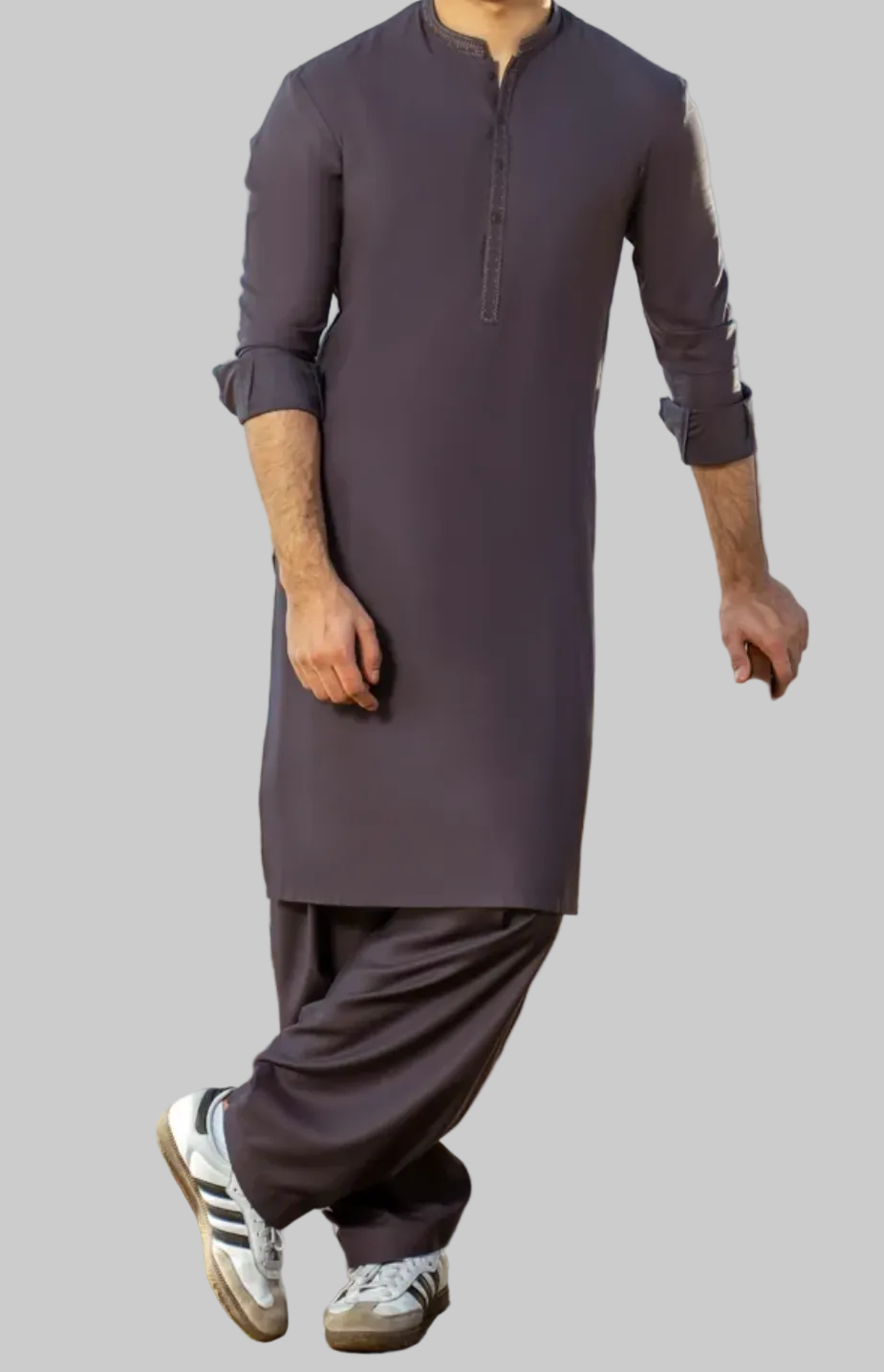J. Purple Grey-KameezShalwar-TeenBoys