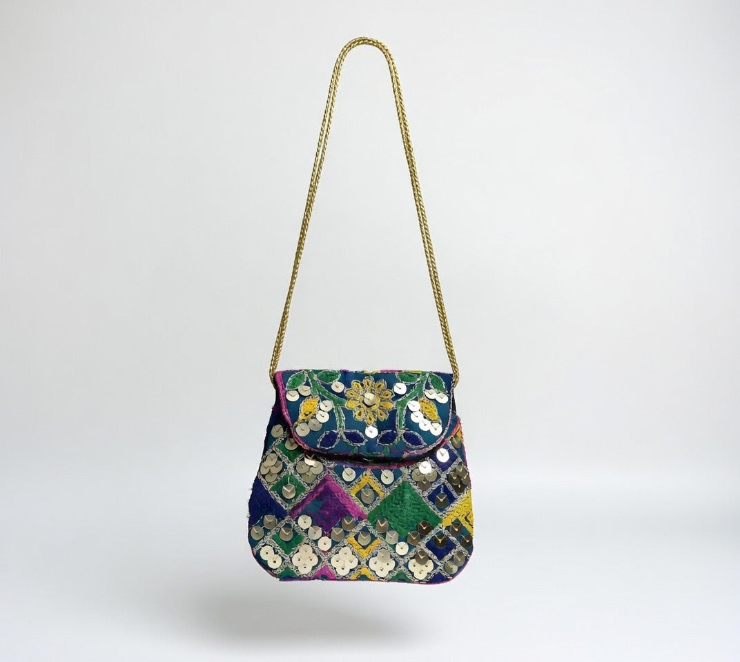 Teal Blue-kids Purse